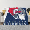 Cleveland Guardians Blankets Sherpa Blanket Throw Blanket 6 cleveland guardians blankets sherpa blanket throw blanket v1