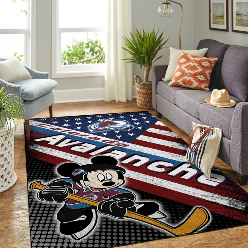 colorado avalanche rug living room carpet regtangle carpet floor decor home decor ver 100