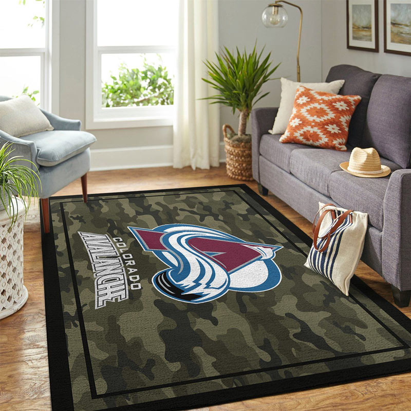 colorado avalanche rug living room carpet regtangle carpet floor decor home decor ver 98