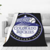 Colorado Rockies Blanket Sherpa Blanket Throw Blanket 5 colorado rockies blanket sherpa blanket throw blanket v32