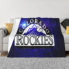 Colorado Rockies Blankets FLeece Blanket Throw Blanket 5 colorado rockies blankets fleece blanket throw blanket v48