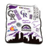Colorado Rockies Blankets Sherpa Blanket Throw Blanket 6 colorado rockies blankets sherpa blanket throw blanket v27