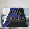 Colorado Rockies Blankets Sherpa Blanket Throw Blanket 6 colorado rockies blankets sherpa blanket throw blanket v36