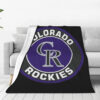 Colorado Rockies Blankets Sherpa Blanket Throw Blanket 5 colorado rockies blankets sherpa blanket throw blanket v57