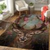 Deer 10 Area Rug Living Room Rug 4 deer 10 area rug living room rug
