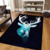 Deer 2 Pattern Print Area Rug Living Room Rug 4 deer 2 pattern print area rug living room rug