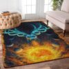 Deer 2 Rug Living Room Rug 3 deer 2 rug living room rug