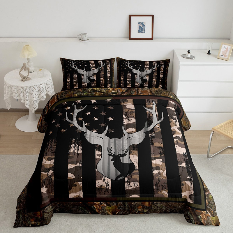 deer-bed-set-deer-bedding-set-bed-room-set-v126 deer bed set deer bedding set bed room set v126