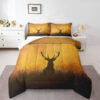 Deer Bed Set Deer Bedding Set Bed Room Set 4 deer bed set deer bedding set bed room set v151