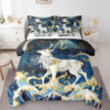 Deer Bed Set Deer Bedding Set Bed Room Set 3 deer bed set deer bedding set bed room set v23