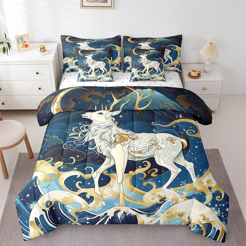 deer-bed-set-deer-bedding-set-bed-room-set-v23 deer bed set deer bedding set bed room set v23