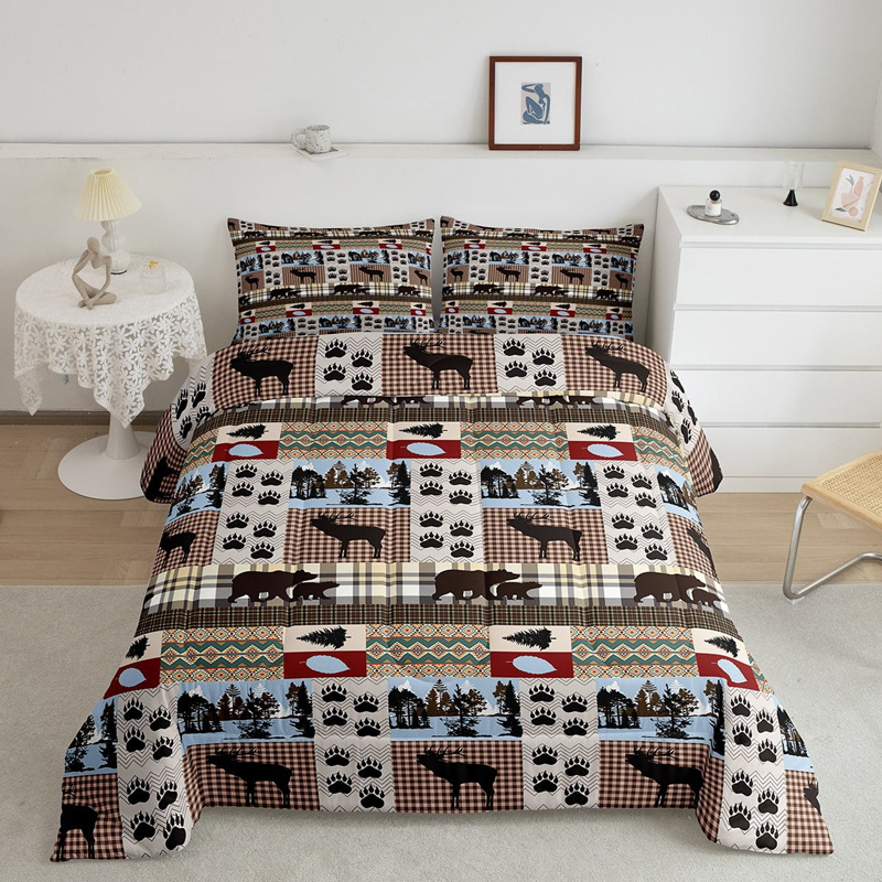 deer-bed-set-deer-bedding-set-bed-room-set-v37 deer bed set deer bedding set bed room set v37