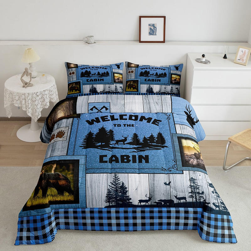 deer-bed-set-deer-bedding-set-bed-room-set-v46 deer bed set deer bedding set bed room set v46