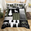 Deer Bed Set Deer Bedding Set Bed Room Set 4 deer bed set deer bedding set bed room set v69