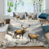 Deer Bed Set Deer Bedding Set Bed Room Set 3 deer bed set deer bedding set bed room set v95