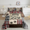 Deer Bed Set Deer Bedding Sets Bed Room Set 4 deer bed set deer bedding sets bed room set v112