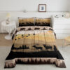 Deer Bed Set Deer Bedding Sets Bed Room Set 4 deer bed set deer bedding sets bed room set v122