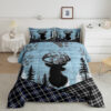 Deer Bed Set Deer Bedding Sets Bed Room Set 4 deer bed set deer bedding sets bed room set v87
