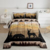 Deer Bed Sets Deer Bedding Set Bed Room Set 3 deer bed sets deer bedding set bed room set v116