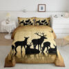 Deer Bed Sets Deer Bedding Set Bed Room Set 3 deer bed sets deer bedding set bed room set v121