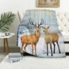 Deer Blanket Deer Comfort Blanket Fleece Blanket Throw Blanket Ver 18 6 deer blanket deer comfort blanket fleece blanket throw blanket v18