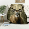 Deer Blanket Deer Comfort Blanket Fleece Blanket Throw Blanket Ver 2 5 deer blanket deer comfort blanket fleece blanket throw blanket v2