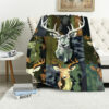Deer Blanket Deer Comfort Blanket Fleece Blanket Throw Blanket Ver 26 6 deer blanket deer comfort blanket fleece blanket throw blanket v26