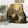 Deer Blanket Deer Comfort Blanket Fleece Blanket Throw Blanket Ver 40 5 deer blanket deer comfort blanket fleece blanket throw blanket v40
