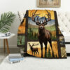 Deer Blanket Deer Comfort Blanket Fleece Blanket Throw Blanket Ver 43 5 deer blanket deer comfort blanket fleece blanket throw blanket v43