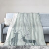 Deer Blanket Deer Comfort Blanket Fleece Blanket Throw Blanket Ver 47 5 deer blanket deer comfort blanket fleece blanket throw blanket v47