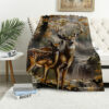 Deer Blanket Deer Comfort Blanket Fleece Blanket Throw Blanket Ver 53 5 deer blanket deer comfort blanket fleece blanket throw blanket v53