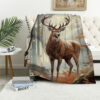 Deer Blanket Deer Comfort Blanket Fleece Blanket Throw Blanket Ver 64 5 deer blanket deer comfort blanket fleece blanket throw blanket v64
