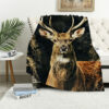 Deer Blanket Deer Comfort Blanket Fleece Blanket Throw Blanket Ver 70 6 deer blanket deer comfort blanket fleece blanket throw blanket v70