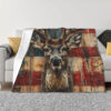 Deer Blanket Deer Comfort Blanket Fleece Blanket Throw Blanket Ver 78 6 deer blanket deer comfort blanket fleece blanket throw blanket v78