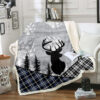 Deer Blanket Deer Comfort Blanket Fleece Blanket Throw Blanket Ver 84 5 deer blanket deer comfort blanket fleece blanket throw blanket v84