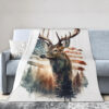 Deer Blanket Deer Comfort Blanket Fleece Blanket Throw Blanket Ver 90 5 deer blanket deer comfort blanket fleece blanket throw blanket v90