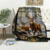 Deer Blanket Deer Comfort Blanket Fleece Blanket Throw Blanket Ver 91 5 deer blanket deer comfort blanket fleece blanket throw blanket v91