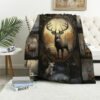 Deer Blanket Deer Comfort Blanket Fleece Blanket Throw Blanket Ver 92 6 deer blanket deer comfort blanket fleece blanket throw blanket v92
