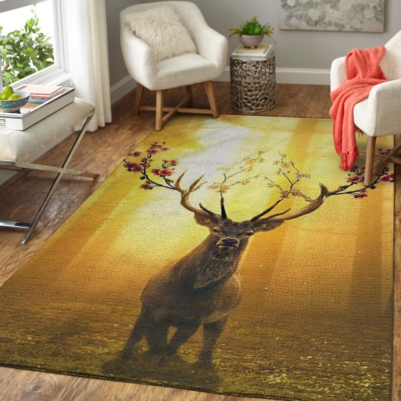 deer-flower-2-area-rug-living-room-carpet deer flower 2 area rug living room carpet