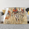 Denver Broncos Blanket FLeece Blanket Throw Blanket 6 denver broncos blanket fleece blanket throw blanket v1