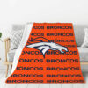 Denver Broncos Blanket FLeece Blanket Throw Blanket 5 denver broncos blanket fleece blanket throw blanket v100
