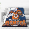 Denver Broncos Blanket FLeece Blanket Throw Blanket 5 denver broncos blanket fleece blanket throw blanket v78