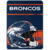 Denver Broncos Blanket Sherpa Blanket Throw Blanket 6 denver broncos blanket sherpa blanket throw blanket v17