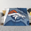 Denver Broncos Blanket Sherpa Blanket Throw Blanket 6 denver broncos blanket sherpa blanket throw blanket v58