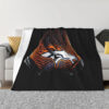 Denver Broncos Blanket Sherpa Blanket Throw Blanket 6 denver broncos blanket sherpa blanket throw blanket v64