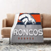 Denver Broncos Blanket Sherpa Blanket Throw Blanket 5 denver broncos blanket sherpa blanket throw blanket v73