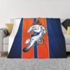 Denver Broncos Blanket Sherpa Blanket Throw Blanket 6 denver broncos blanket sherpa blanket throw blanket v84