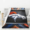Denver Broncos Blanket Sherpa Blanket Throw Blanket 6 denver broncos blanket sherpa blanket throw blanket v92