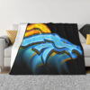 Denver Broncos Blankets FLeece Blanket Throw Blanket 6 denver broncos blankets fleece blanket throw blanket v75