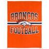 Denver Broncos Blankets Sherpa Blanket Throw Blanket 5 denver broncos blankets sherpa blanket throw blanket v39